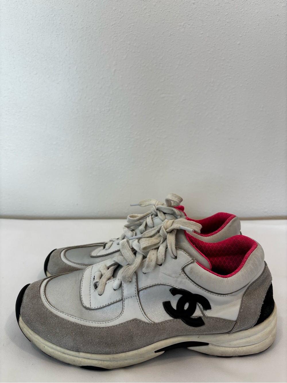 CHANEL Leather Sneakers Made in Italy
